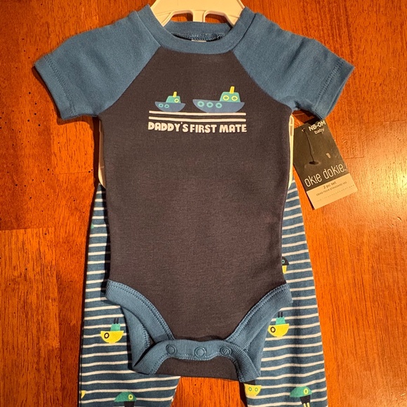 Okie Dokie Other - Okie Dokie Newborn 2 Piece Boys Outfit.